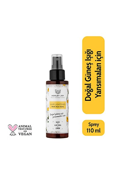 Ashley Profesyonel Renk Açıcı Saç Spreyi Parlaklık ve Işıltı Destekleyici 110 ml