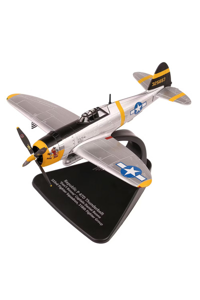 Oxford Sigilat- P-47 Thunderbolt 333rd FS Gri cu Negru- Scara 1:72-