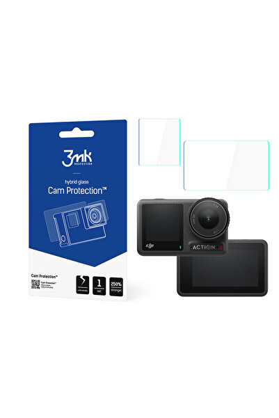 3MK Protecție din sticlă pentru lentila Dji Osmo Action 4