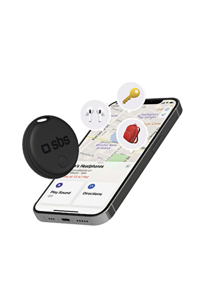 SBS Localizator Urmăritor Compatibil cu Apple Find My pentru Telefon și Chei