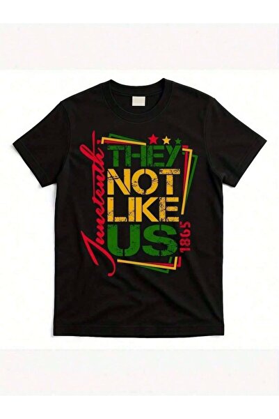 k222 Juneteenth They Not Like Us African American Freedom 1865 Graphic-Shirt ...