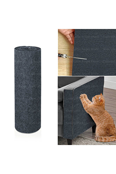 Choice5 Dark Gray 40x300cm Cat Scratcher Sofa Protector Cats Scratcher Pad Bo...