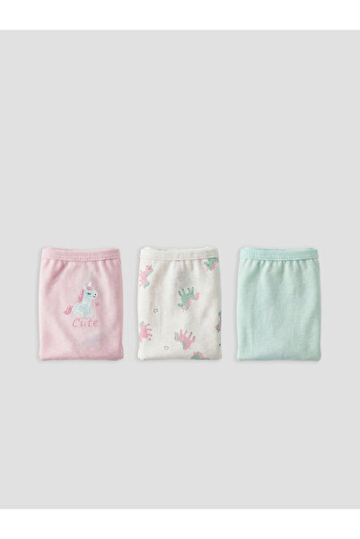 LC Waikiki Printed Girls' Knickers 3-Pack