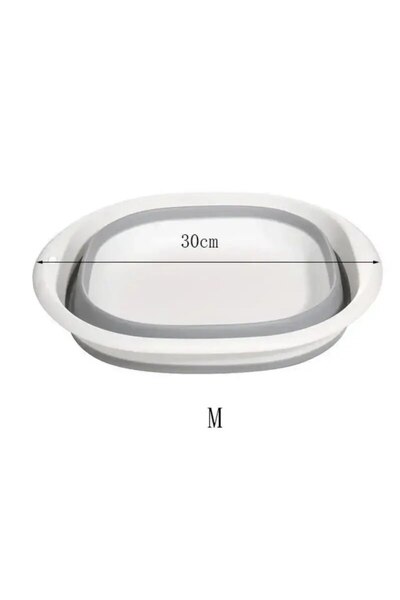 Choice M 1pc Collapsible Foot Bath Basin For Soaking Feet Thickened PlasticBu...