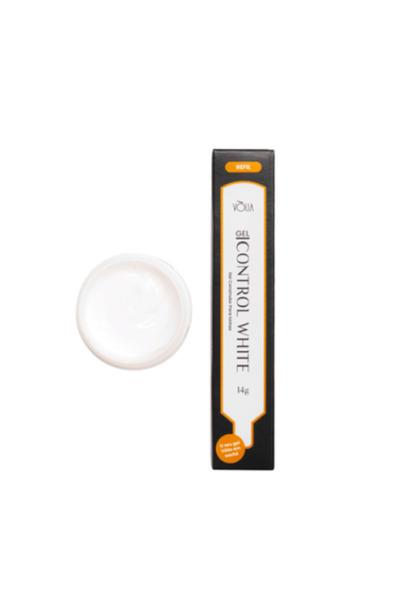 VOLİA Gel Control White - White Nail Builder Gel - 14g