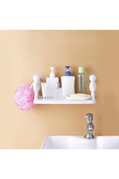 STARSTAR Large Capacity Wall Shelf - Plastic Storage Rack - Kitchen Bathroom ...