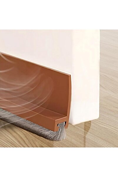 STARSTAR 100cm brown door adhesive, Self-adhesive and cuttable, Sound-insulat...