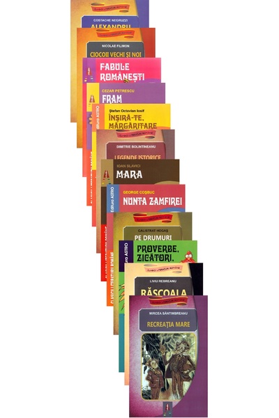 Astro Pachet 12 carti cu autori clasici din literatura romana