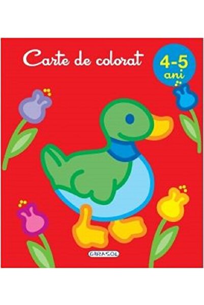 GIRASOL Carte de colorat 4-5 ani