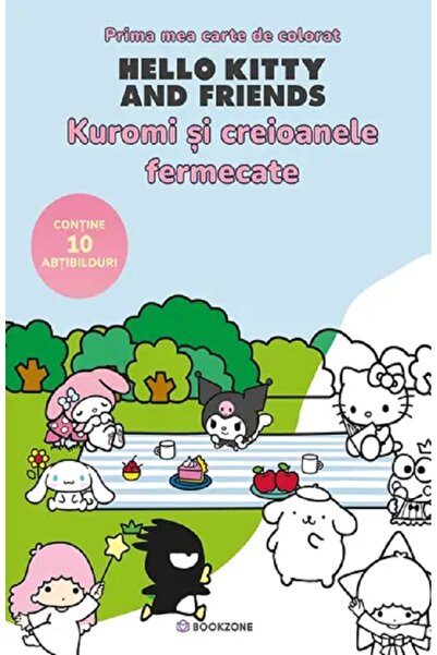 Bookzone Kuromi si creioanele fermecate. Prima mea carte de colorat. Hello ki...