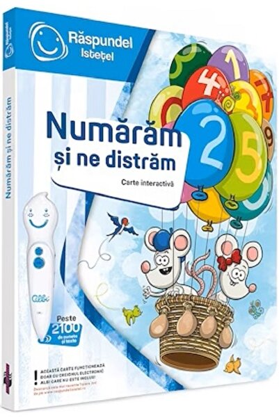 Albi Carte interactiva: Raspundel Istetel. Numaram si ne distram