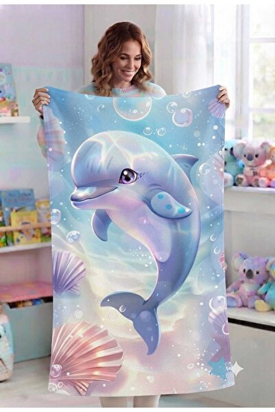 Elmas Dizayn 80X150 cm Bath Beach Girls' Baby Towel Hypoallergenic Quick Dryi...
