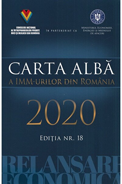 Pro Universitaria Carta alba a IMM-urilor din Romania 2020. Editia nr.18