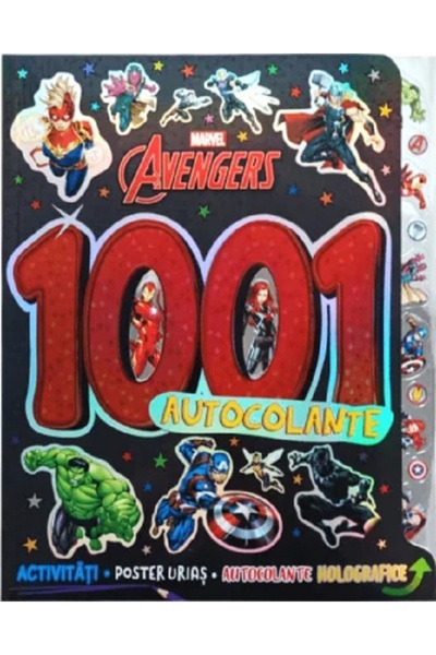 Litera Marvel. Avengers. 1001 autocolante