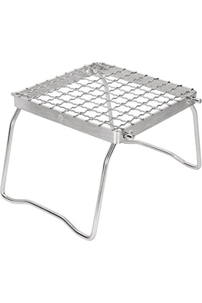 STARSTAR Foldable Stainless Steel Mini BBQ Grill - Campfire Stand - Portable ...