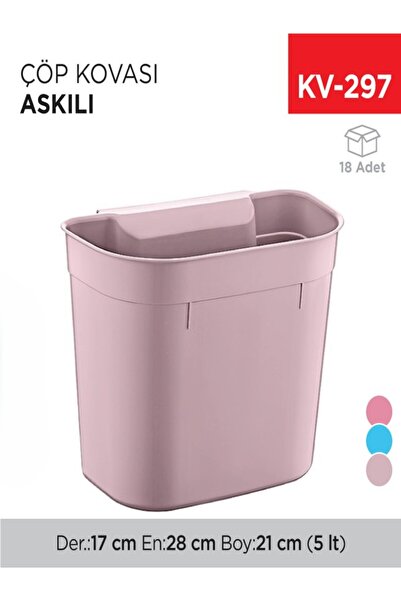 inci çelik aksesuar ASKILI ÇÖP KOVASI DÜNYA