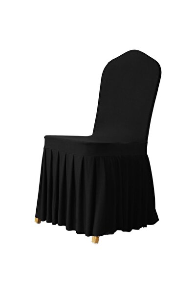 STARSTAR Two-Piece Jacquard Curved Back Chair Cover Armrests Telescopic Swive...