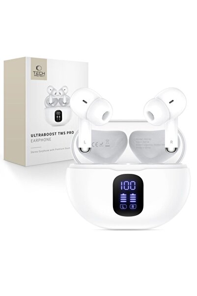 Tech-Protect Căști wireless TWS Pro G2 pentru Apple și Android