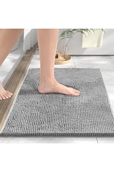 STARSTAR Non-slip chenille bathroom rug 40 x 60 cm - Soft and absorbent showe...