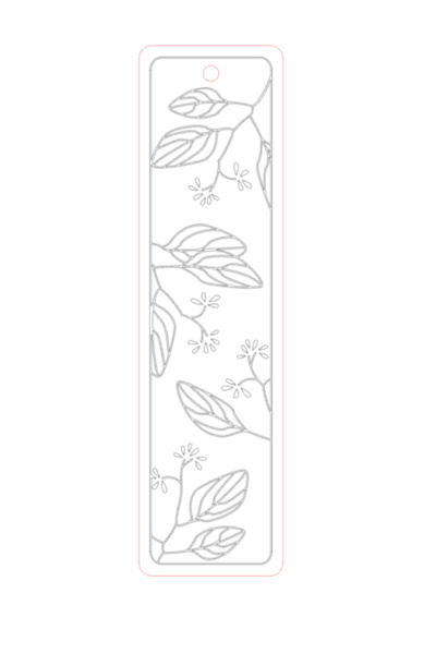 Gabcom Bookmark6 от естествено дърво, естествен цвят, 20 x 5 см, лесен за оцв...