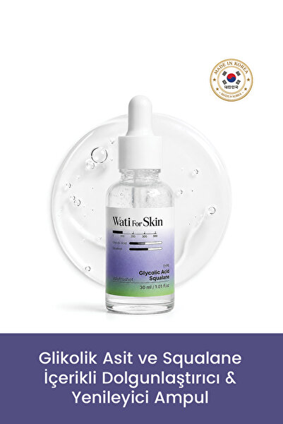 wati for skin Volufroshot Ampoule Glycolic Acid Squalane / Plumping and Renew...
