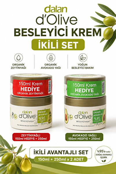 Dalan D'Olive Intensive Nourishing Care Cream Double Set