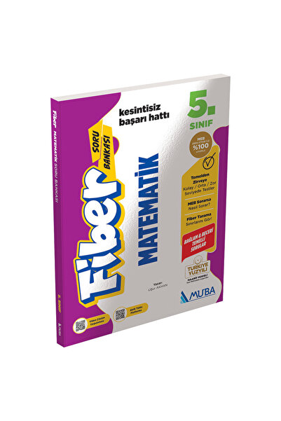 Muba Yayınları SRB5001 5. Sınıf Matematik Fiber Soru Bankası