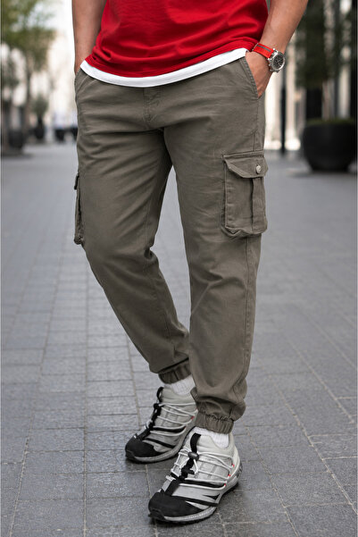 Valens Men's Cargo Pocket Lycra Gabardine Jagger Pants