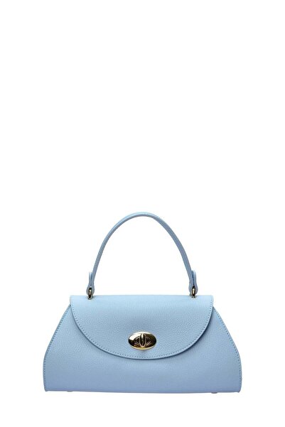 SimpleFind Anna Luchini Geanta piele -Petronela-Albastru deschis,Geanta de ma...