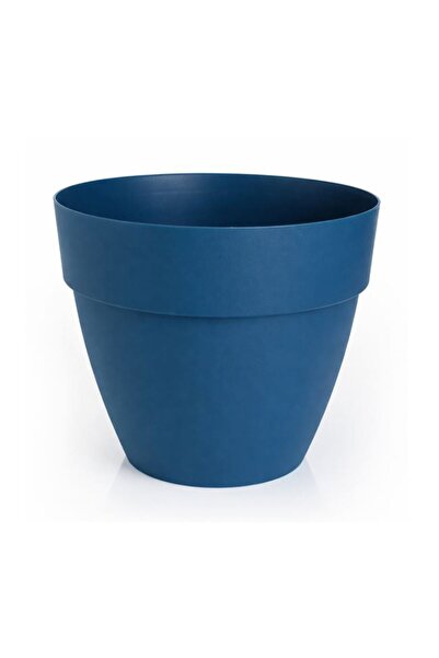 BAMI NETWORK Ghiveci plastic cu drenaj petrol 25x21cm pentru plante