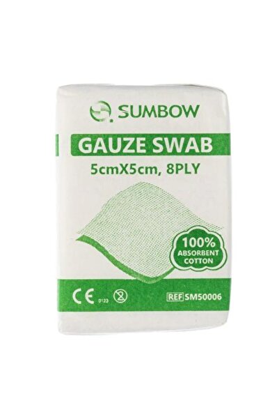 Sambo Gauze Swabs 5 cm x 5 cm - 8 Ply
