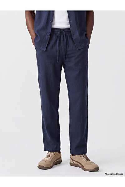 LC Waikiki Nevavm Loose Fit Linen-Look Men's Trousers with a Difference