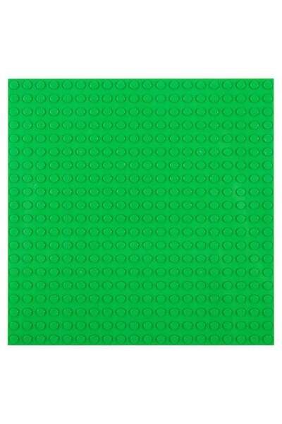 BAMI NETWORK Plansa constructie cuburi compatibila verde 16x16cm 6+ ani