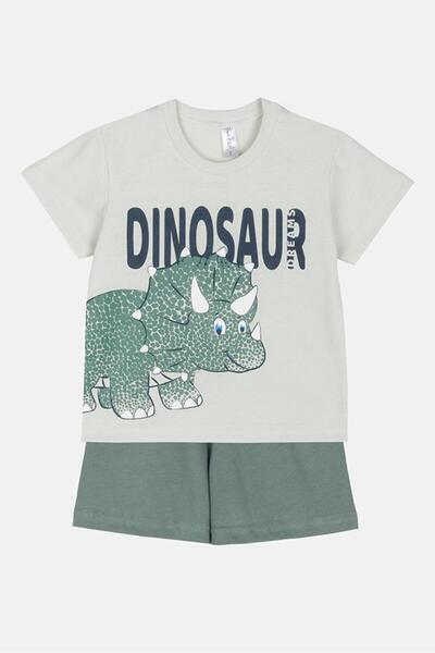 JOYCE Πυτζάμα αγόρι "Dinosaur" εκρού