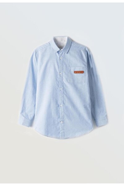 hashtag Πουκάμισο αγόρι "Light Blue Long Sleeve " γαλάζιο