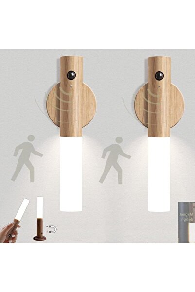 STARSTAR Wall lamp night light, human body induction battery, USB rechargeabl...