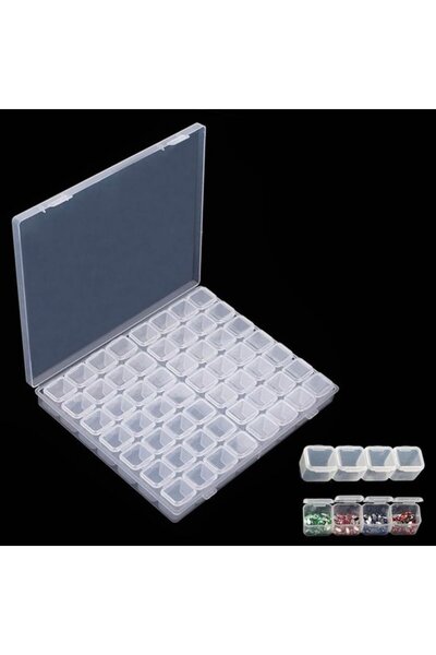 STARSTAR Storage box with dividers - 56 dividers - Small parts sorting box - ...