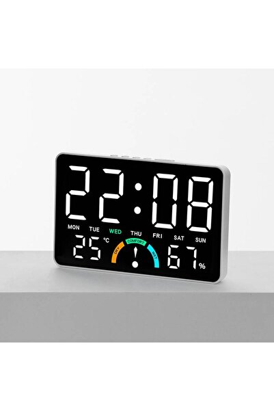 STARSTAR This multi-functional LED clock features a large display screen and ...