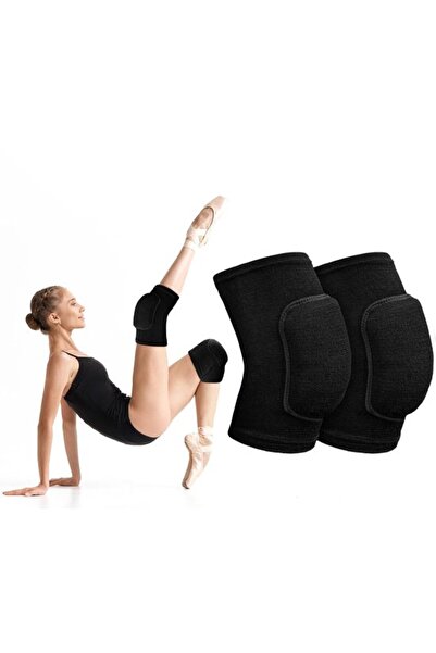 STARSTAR Unisex Sports Knee Brace (black), impact-resistant thickened sponge ...