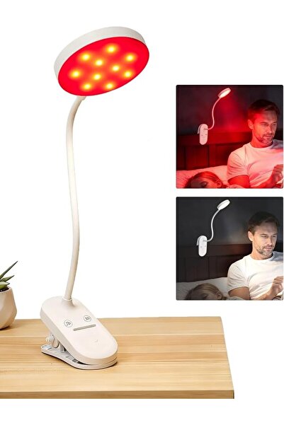 STARSTAR Red light reading light For reading in bed - clip-on strip w/timer &...