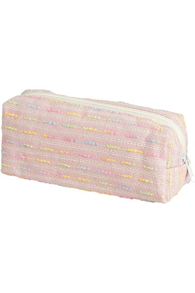 STARSTAR Corduroy pencil case, vintage stationery bag, solid color pencil cas...