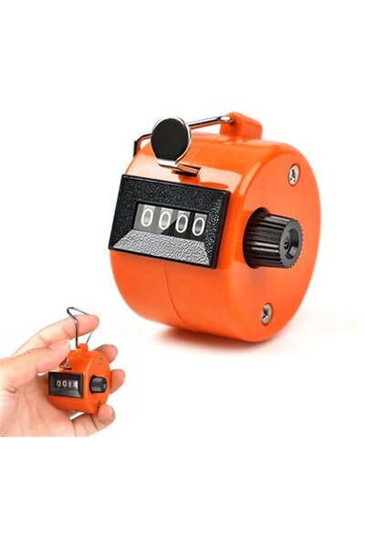 STARSTAR Manual counter - Four-digit mechanical counter - Battery-free - Peop...