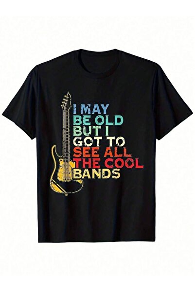 LİNA06 Men'S Retro Band Graphic Tee - Heavyweight% Shirt Featuring Slogan 'I ...