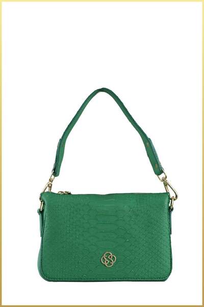 birizmoda Belly Women's Midi Size Hand and Shoulder Bag - Green