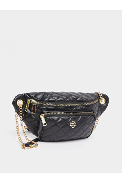 Styli Quilted Bumbag with Chain Strap