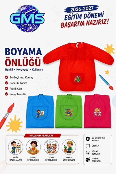 GMS WORLD 1 ADET BOYAMA ÖNLÜĞÜ 2-3-4-5 NUMARA /4 RENK SEÇENEĞİ