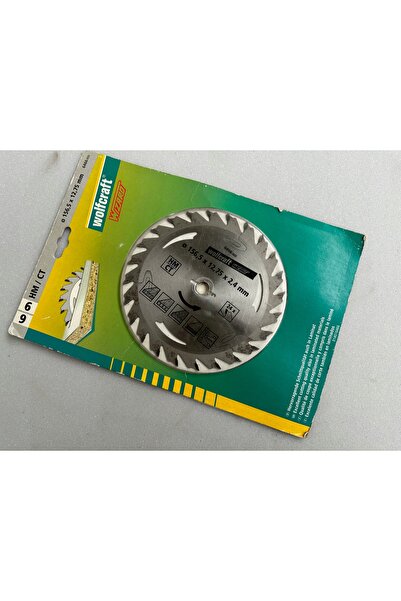 Wolfcraft 6466000 Pânză de ferăstrău circular 156,5x12,75mm 24 dinți placaj PAL