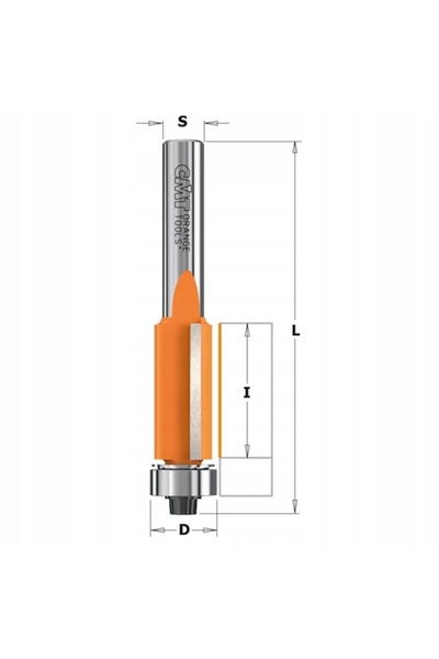 CMT Freză de laminat cu tijă, cu rotație în jos, 8X9.5MM 906.095.11