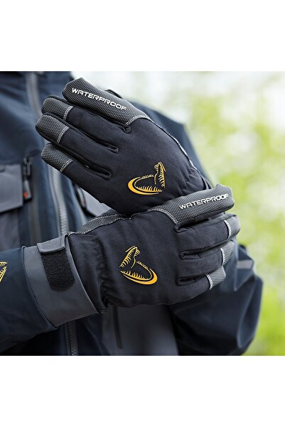 Savage Gear Mănuși Weather M negre, mănuși Wüste