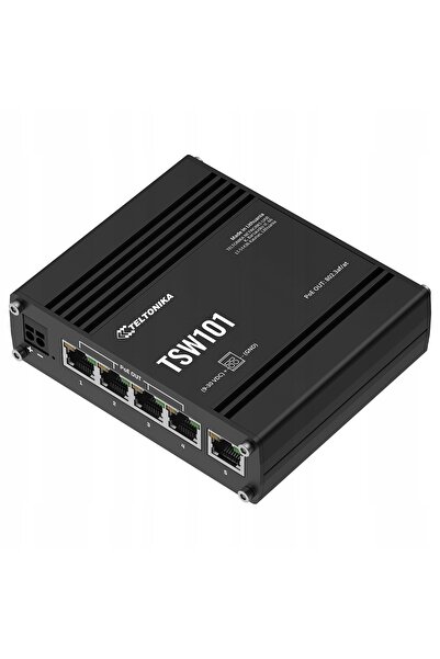 NO BRAND SWITCH POE INDUSTRIAL CU 4 PORTURI + UPLINK TELTONIKA